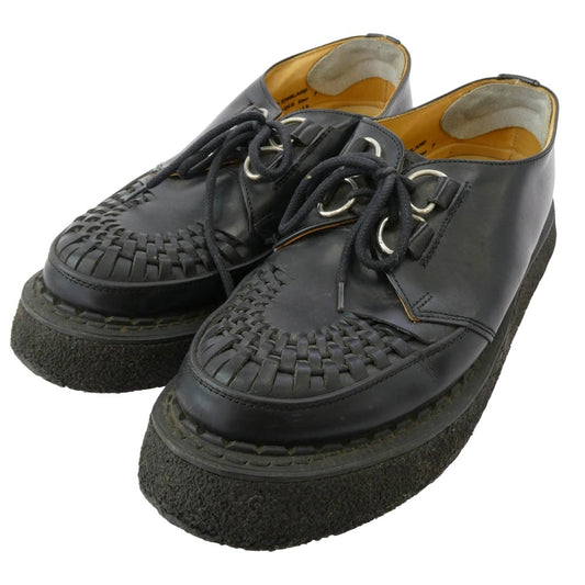 GEORGE COX ジョージコックス 3588/VIB GIBSON ギブソン ラバーソール レザー シューズ ブラック系 7【中古】