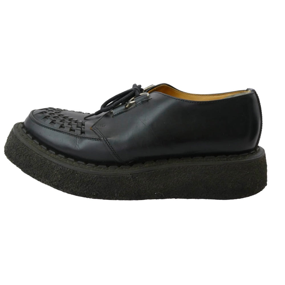 GEORGE COX ジョージコックス 3588/VIB GIBSON ギブソン ラバーソール レザー シューズ ブラック系 7【中古】