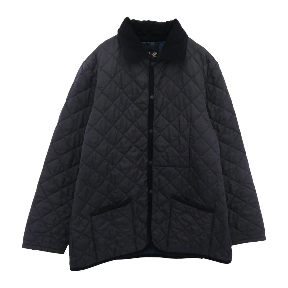LAVENHAM ラベンハム イングランド製 キルティング ジャケット コート ネイビー系 XL【中古】