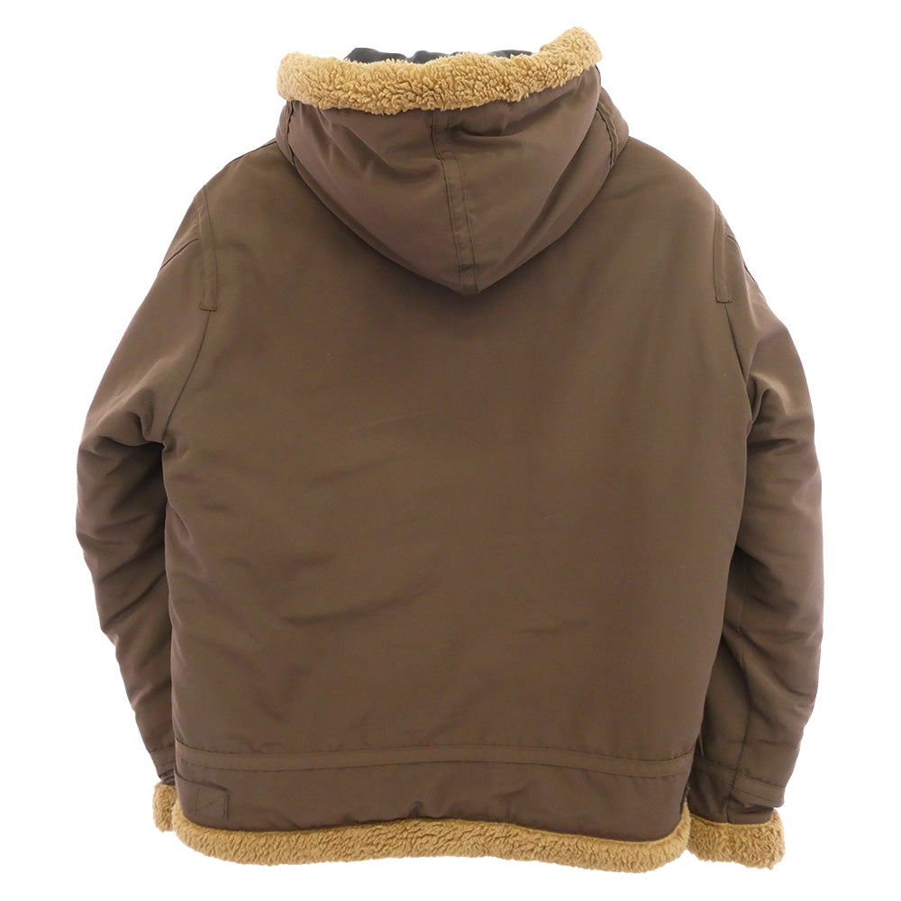 AVIREX アヴィレックス 783-2252050 B-3 HOODIE 中綿 ジャケット ブラウン系 XL【中古】