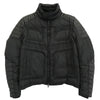 MONCLER モンクレール DIMITRI GIUBBOTTO ディミトリ レザー 切替 ダウンジャケット ブラック系 4【中古】