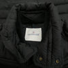 MONCLER モンクレール DIMITRI GIUBBOTTO ディミトリ レザー 切替 ダウンジャケット ブラック系 4【中古】
