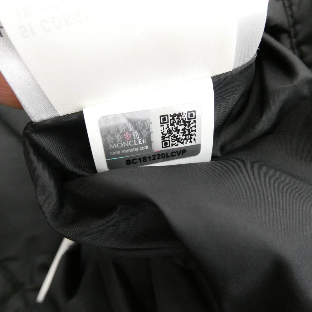 MONCLER モンクレール DIMITRI GIUBBOTTO ディミトリ レザー 切替 ダウンジャケット ブラック系 4【中古】