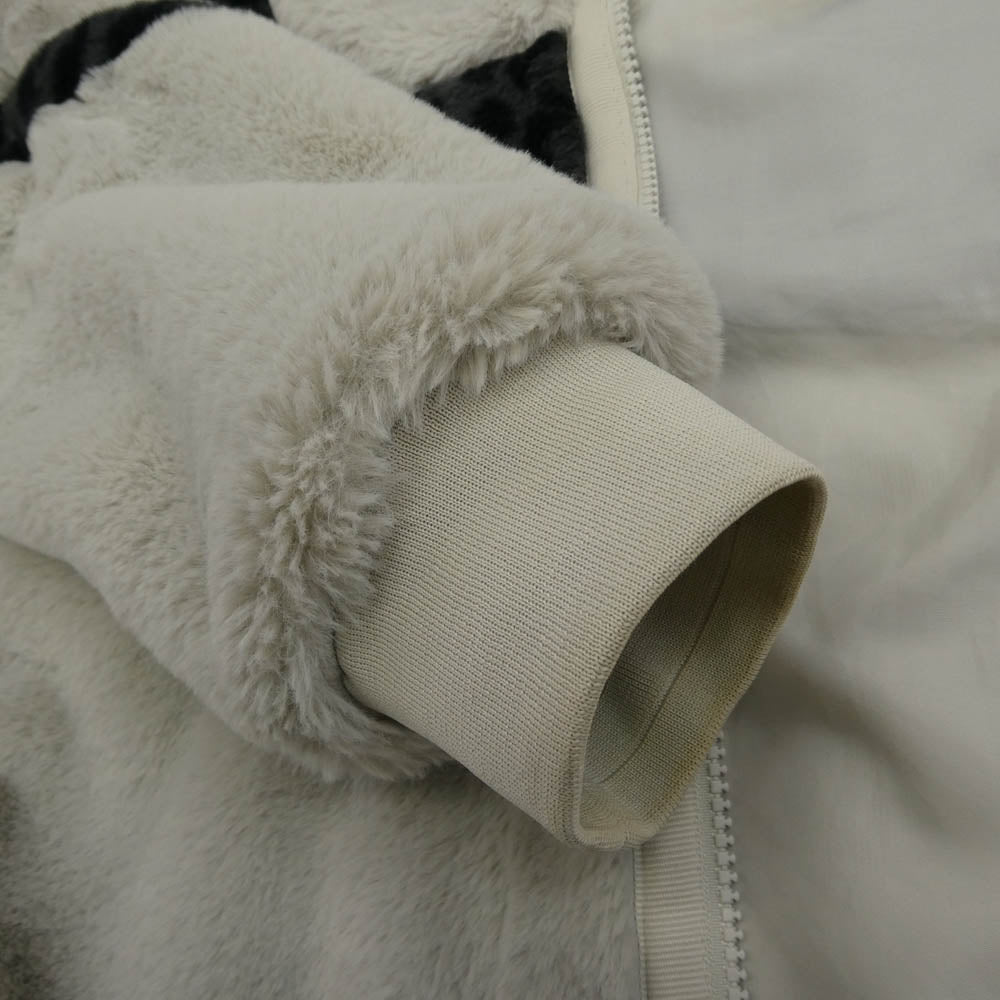 NIKE ナイキ DH6685-072 スウッシュ コントラストカラー ラージ ファー ジャケット グレー系 M【中古】