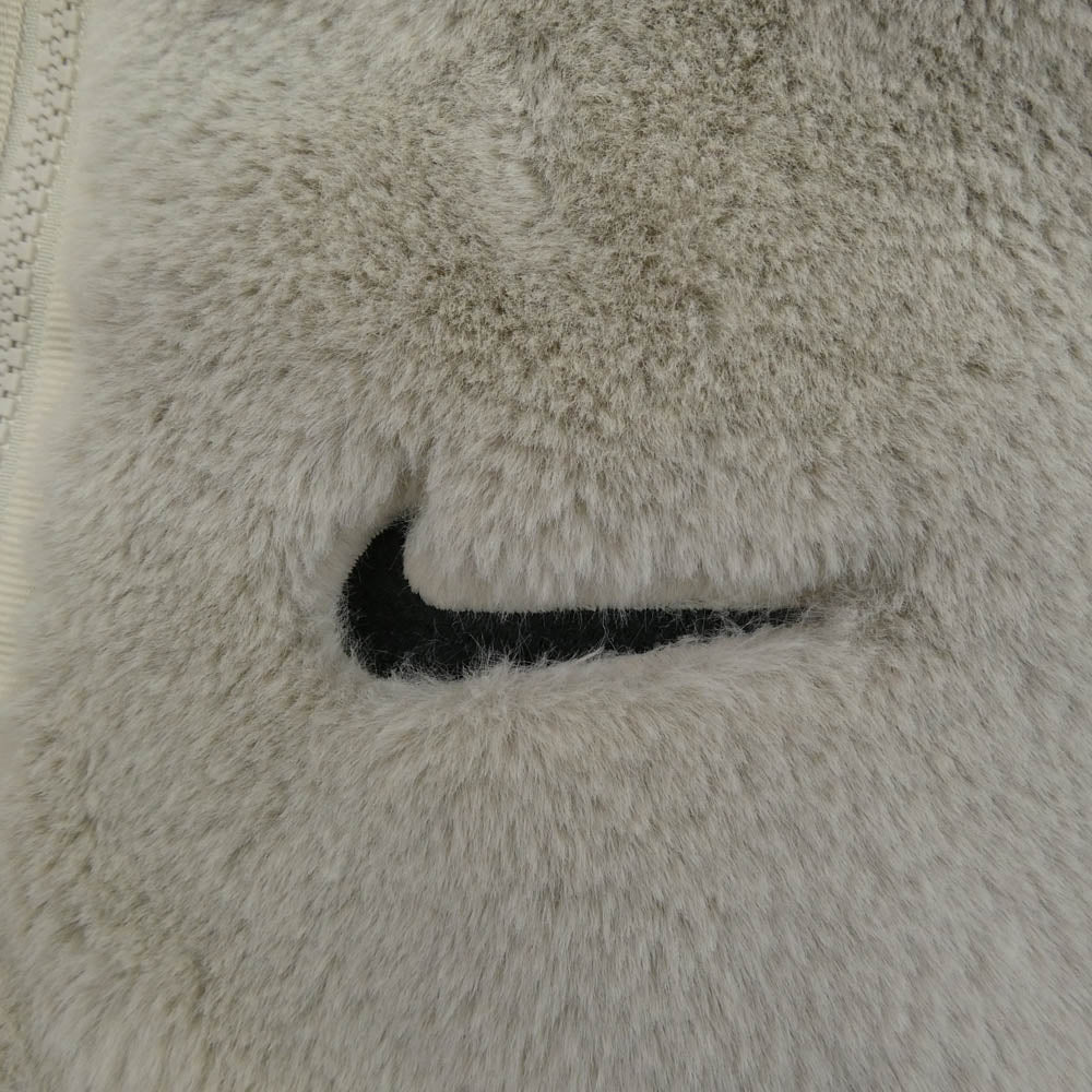 NIKE ナイキ DH6685-072 スウッシュ コントラストカラー ラージ ファー ジャケット グレー系 M【中古】