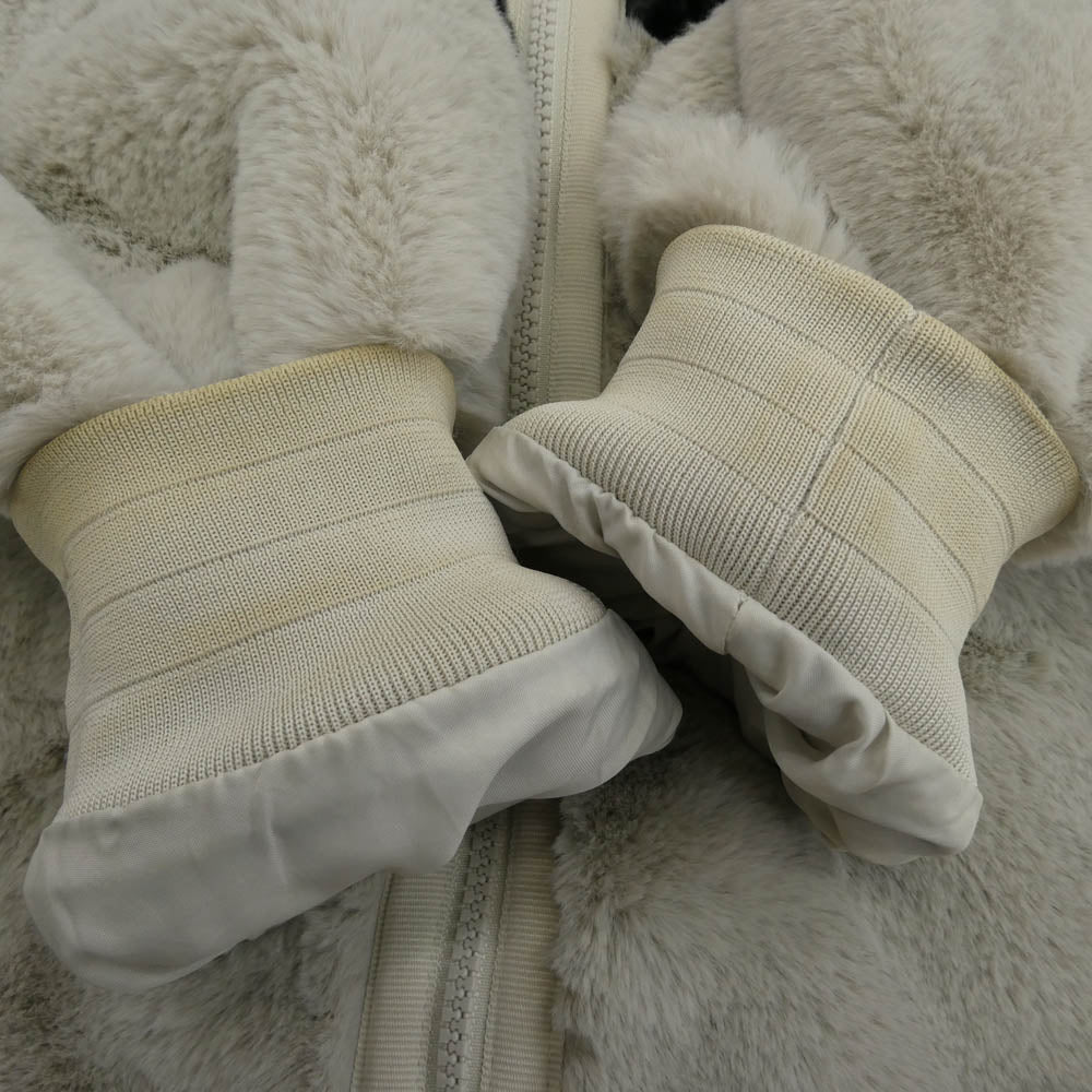 NIKE ナイキ DH6685-072 スウッシュ コントラストカラー ラージ ファー ジャケット グレー系 M【中古】