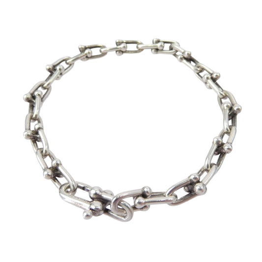 TIFFANY&Co. ティファニー ハードウェア スモール リンク ブレスレット シルバー系【中古】