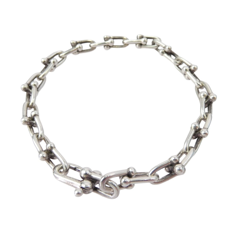 TIFFANY&Co. ティファニー ハードウェア ミディアムリンク ブレスレット ラージ シルバー系【中古】