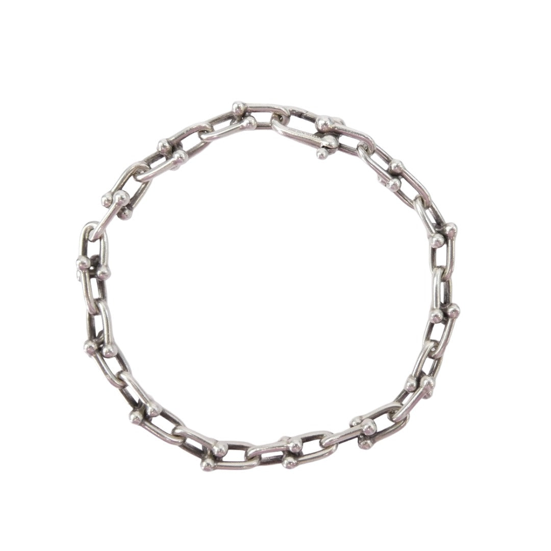 TIFFANY&Co. ティファニー ハードウェア スモール リンク ブレスレット シルバー系【中古】