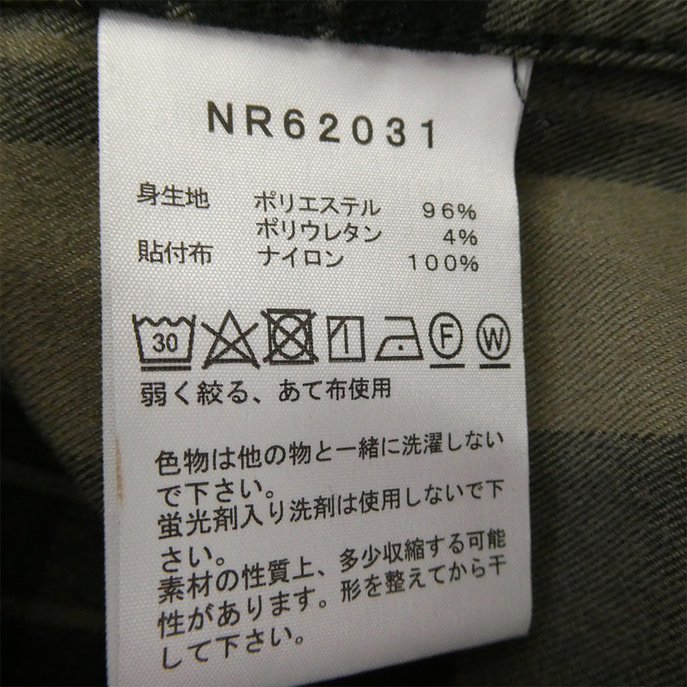 THE NORTH FACE ノースフェイス NR62031 ロング スリーブ ストレッチ フランネル 長袖 シャツ ブラウン系 ダークブラウン系 M【中古】