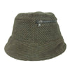 Rick Owens リックオウエンス DA02B4475-HC DRKSHDW ダークシャドウ Corduroy Bucket Hat コーデュロイ バケットハット 帽子 グレー系 DUST 34【中古】