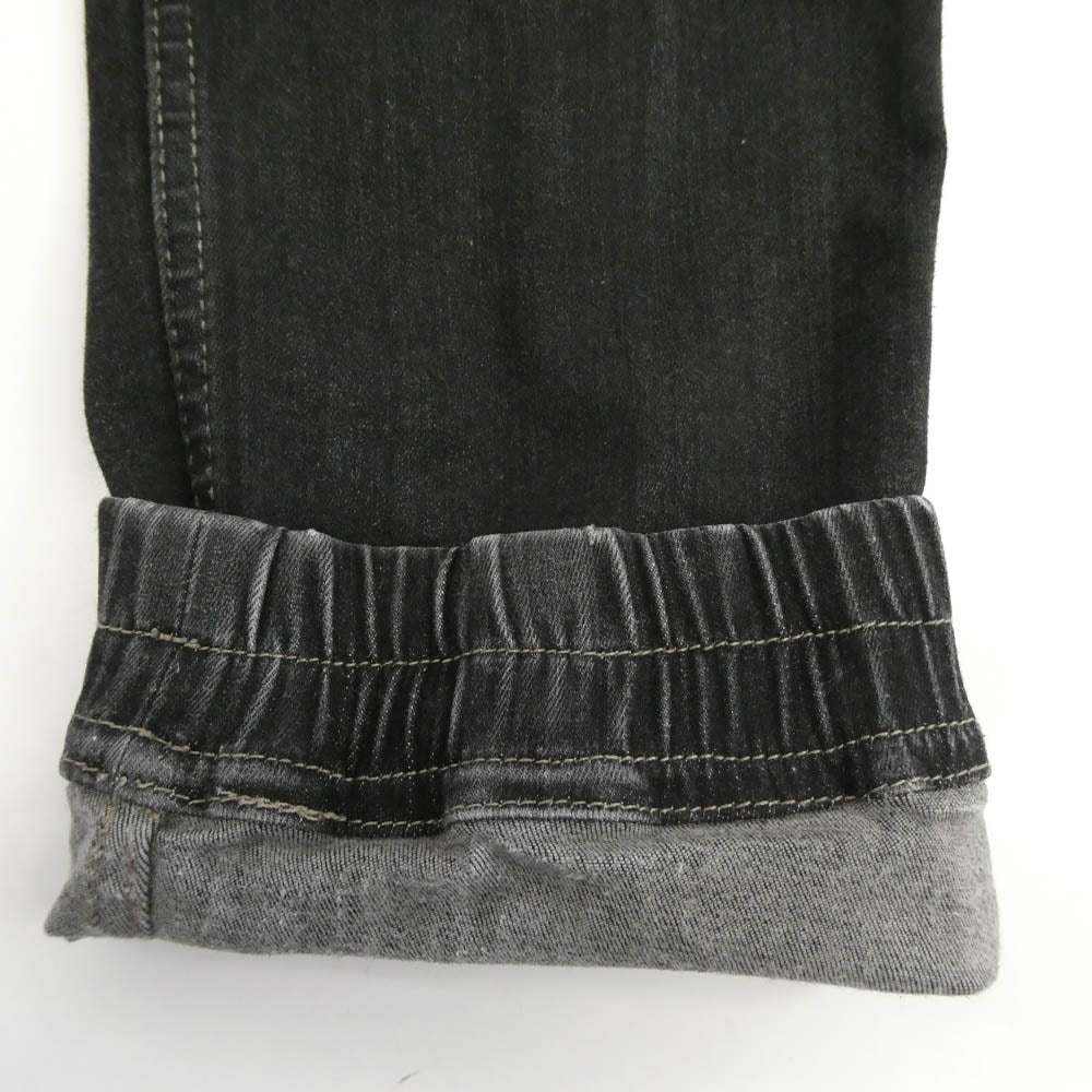 Rick Owens リックオウエンス 21AW DU02A3386-SBF DRKSHDW ダークシャドウ MASTODON CUT PANTS マストドン カット ブラックデニム カーゴパンツ ブラック系 L【中古】