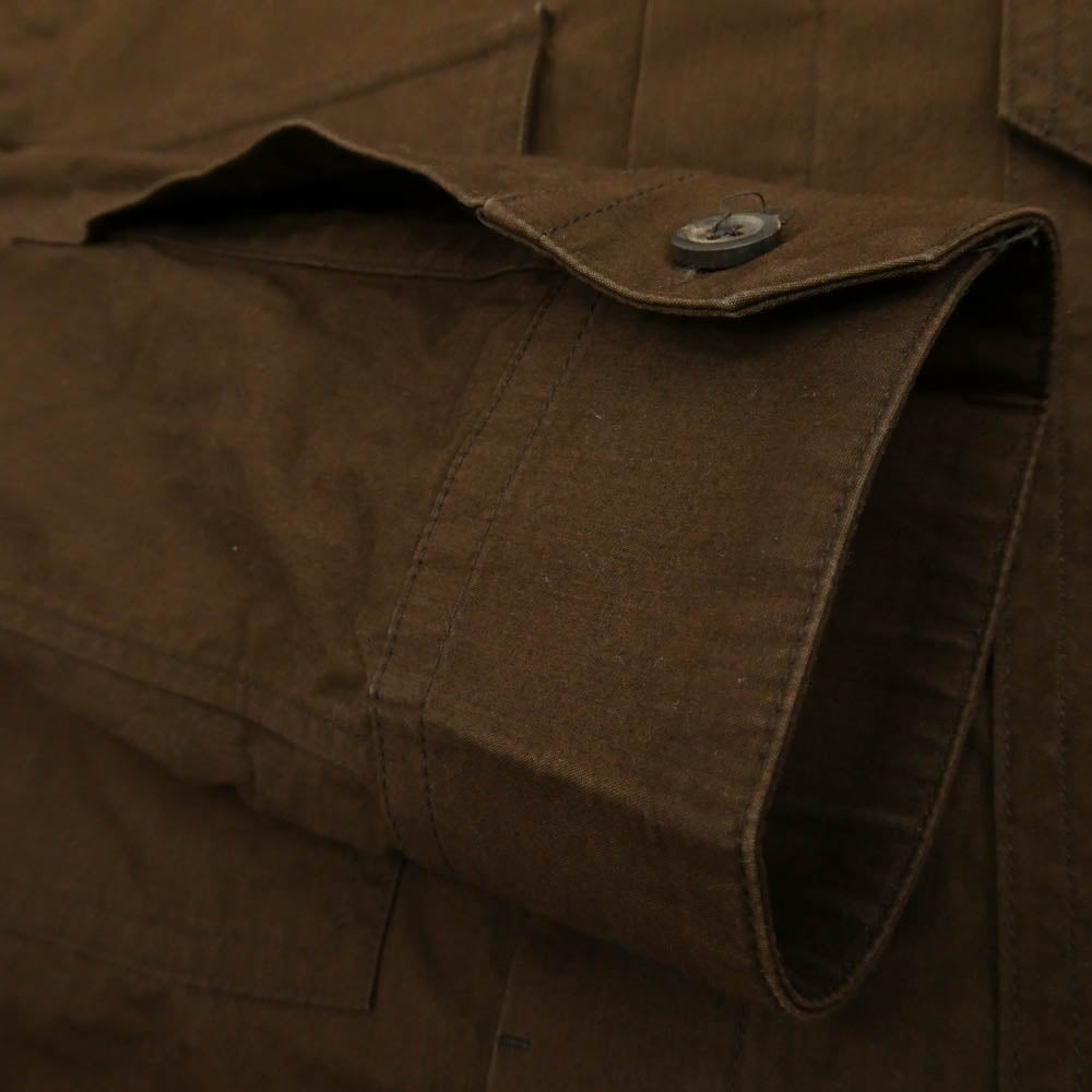 Rick Owens リックオウエンス 23AW RU02C7291-P LUXOR期 WORK SHIRT ワークシャツ 長袖 シャツ ブラウン系 48【中古】