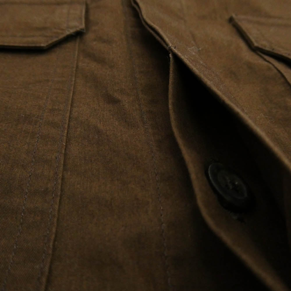 Rick Owens リックオウエンス 23AW RU02C7291-P LUXOR期 WORK SHIRT ワークシャツ 長袖 シャツ ブラウン系 48【中古】