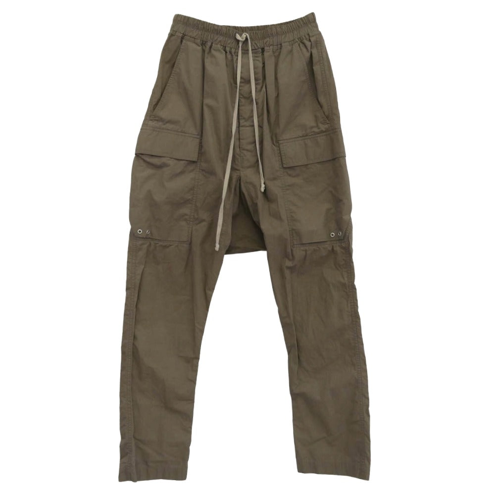 Rick Owens リックオウエンス 24SS RU01D3379-P LIDO期 CARGO LONG PANTS ロング カーゴパンツ フルレングス トラウザーズ DUST ブラウン系 44【中古】