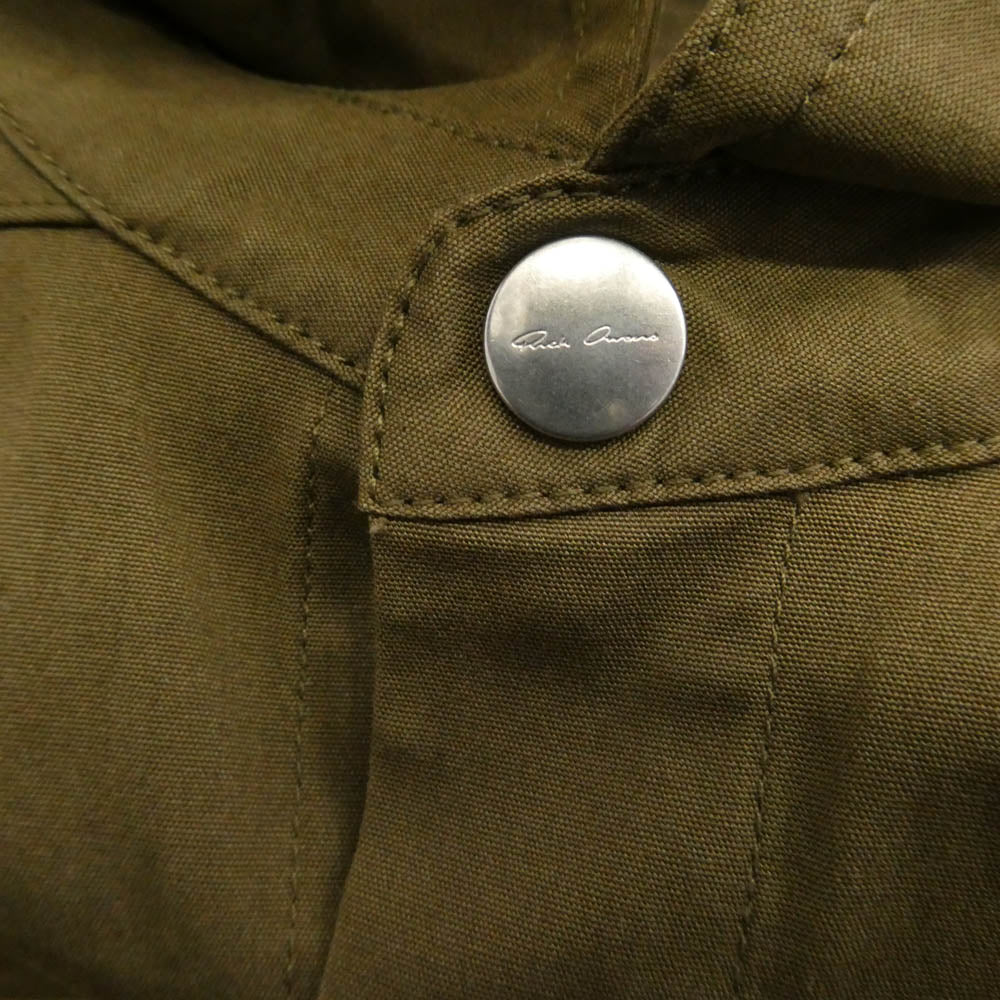 Rick Owens リックオウエンス 24AW RU02D6236-TE PORTERVILLE期 TE素材 OUTER SHIRT アウターシャツ 長袖 シャツ ブラウン系 48【中古】