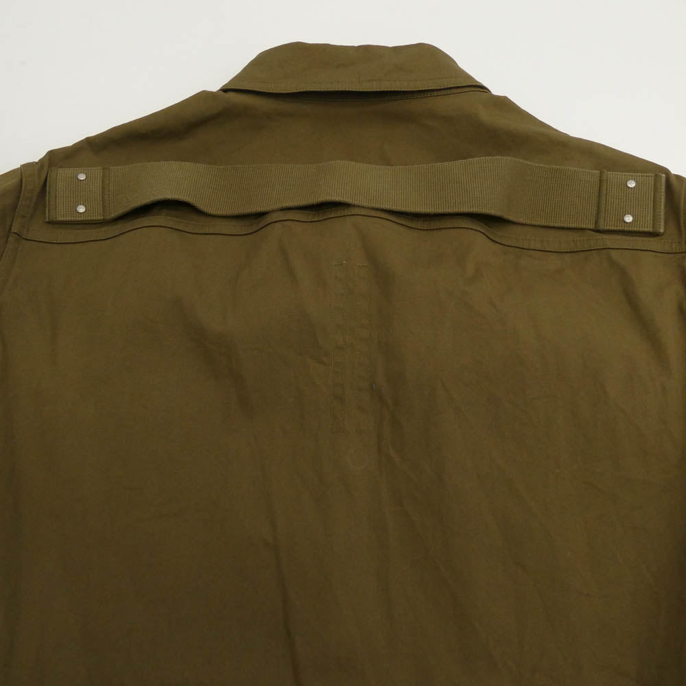 Rick Owens リックオウエンス 24AW RU02D6236-TE PORTERVILLE期 TE素材 OUTER SHIRT アウターシャツ 長袖 シャツ ブラウン系 48【中古】