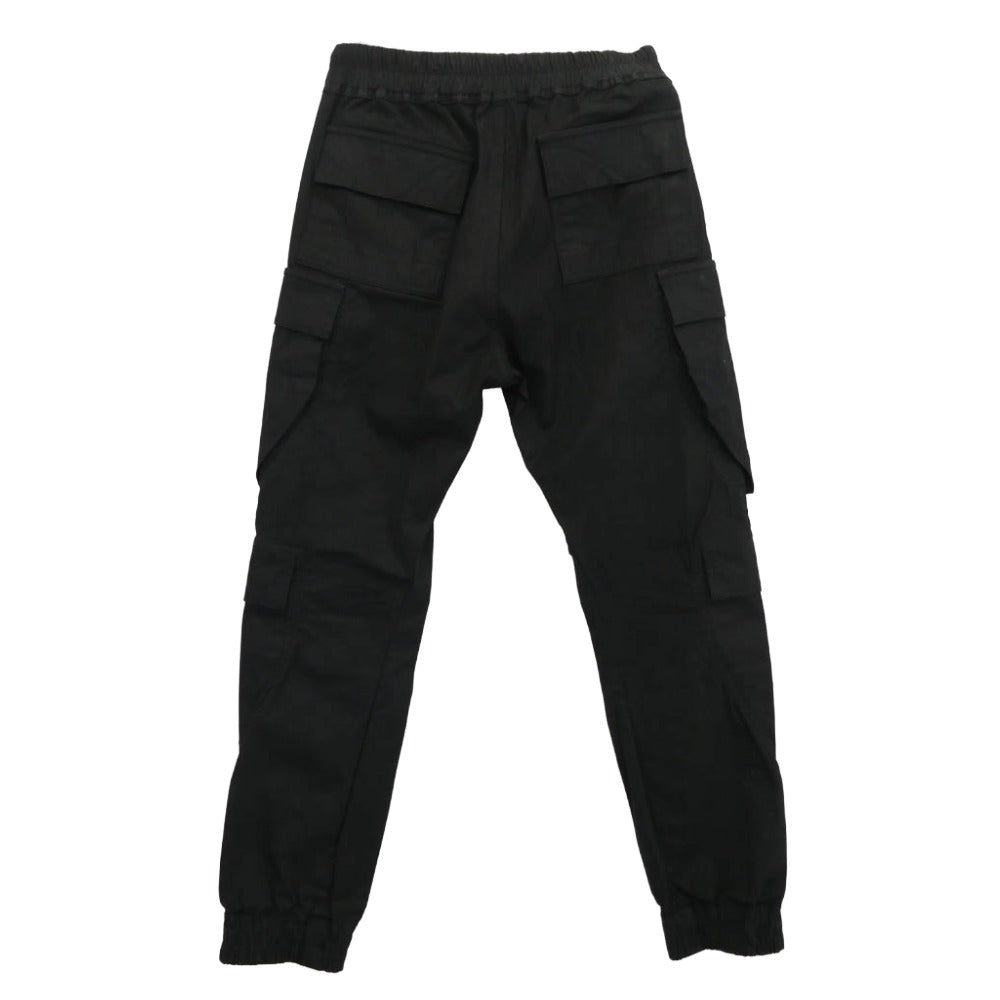 Rick Owens リックオウエンス 24SS RU01D3337-TE LIDO期 TE素材 MASTODON MEGA CARGO マストドン メガ カーゴパンツ ブラック系 46【中古】