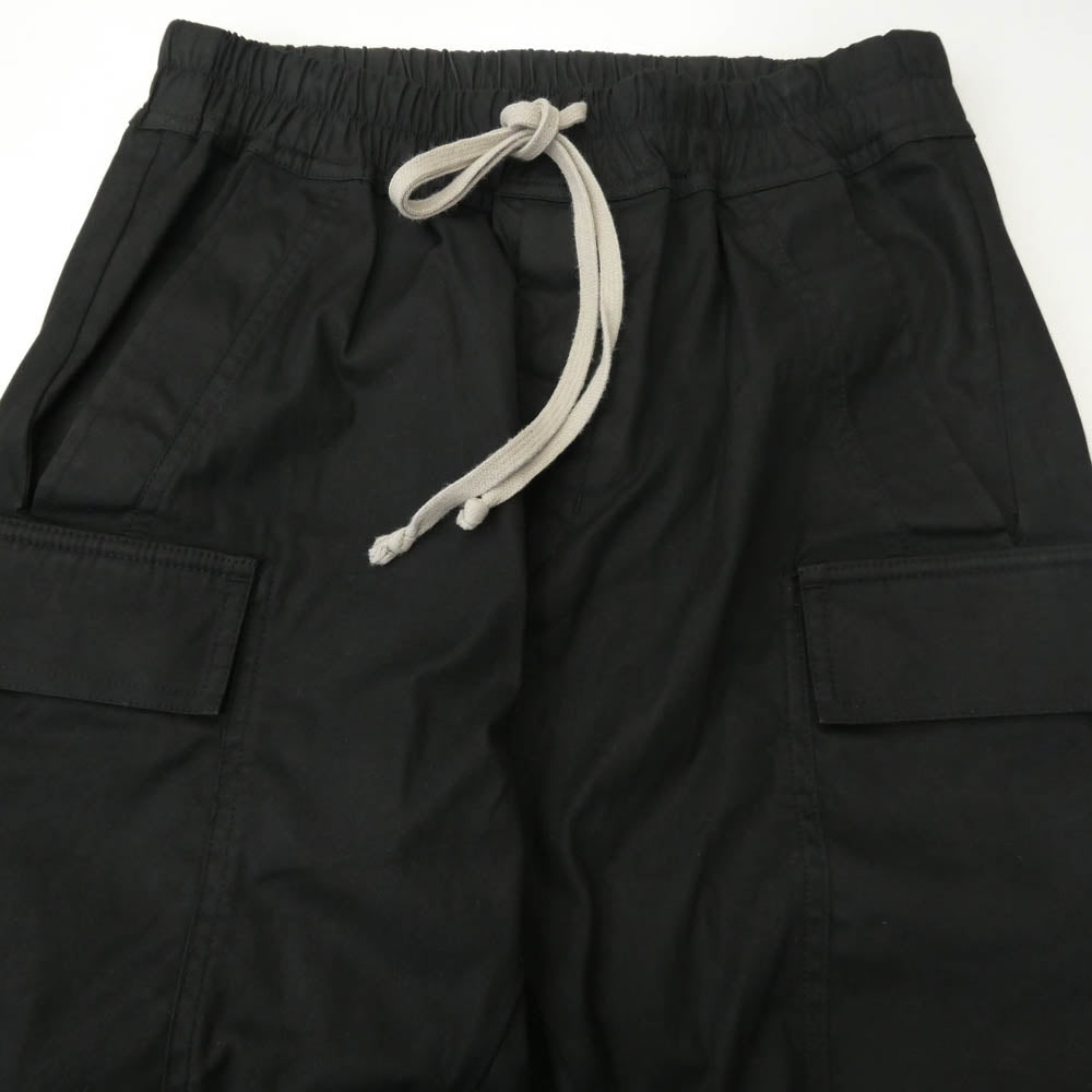 Rick Owens リックオウエンス 24SS RU01D3337-TE LIDO期 TE素材 MASTODON MEGA CARGO マストドン メガ カーゴパンツ ブラック系 46【中古】