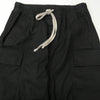 Rick Owens リックオウエンス 24SS RU01D3337-TE LIDO期 TE素材 MASTODON MEGA CARGO マストドン メガ カーゴパンツ ブラック系 46【中古】