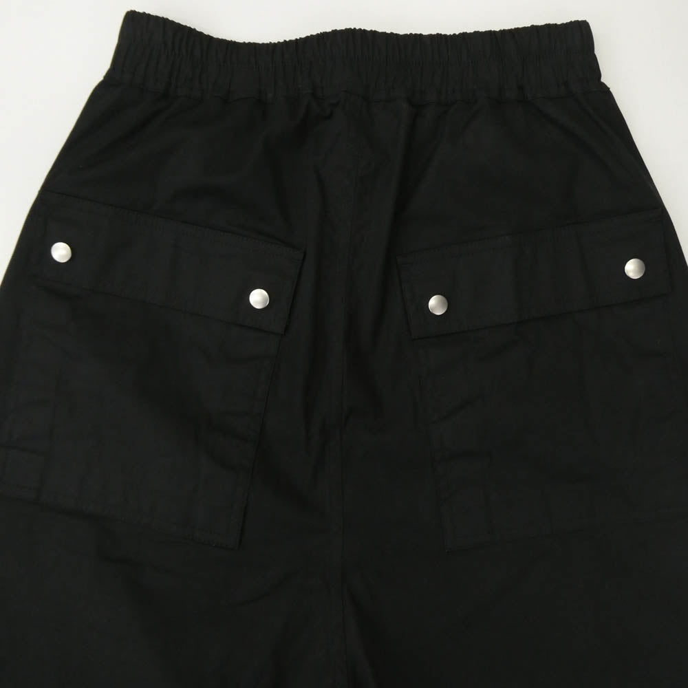Rick Owens リックオウエンス 24SS RU01D3361-TE LIDO期 BELA PANTS ドローストリング ワイドテーパード ベラパンツ ブラック系 44【中古】