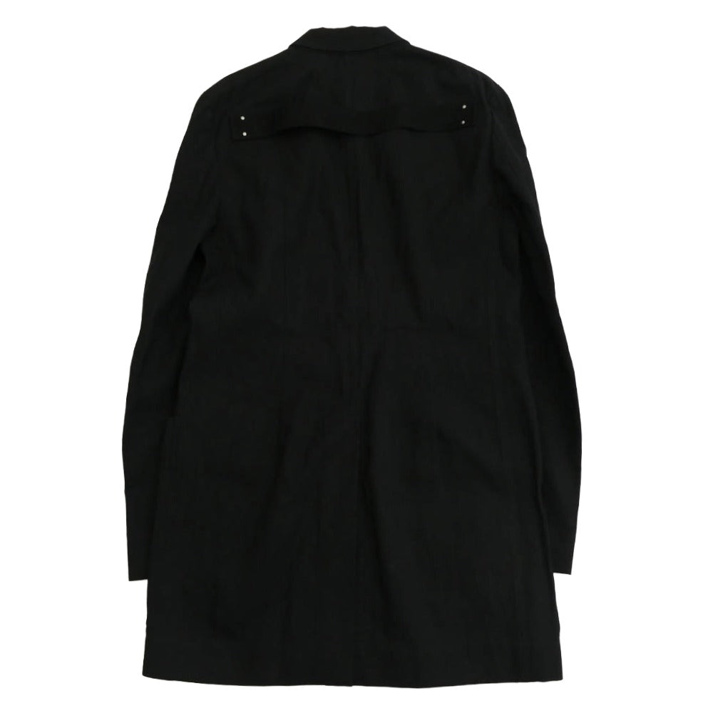 Rick Owens リックオウエンス 22AW RU02B2723-CHB STROBE期 LIDO JACKET リド ジャケット ロング テーラードジャケット タキシード ブラック系 38【中古】