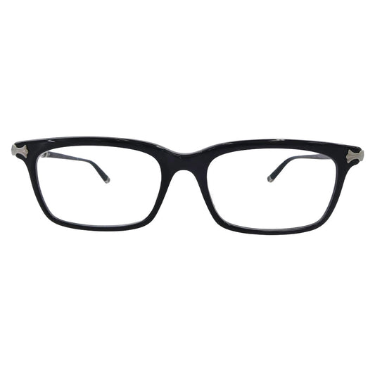 CHROME HEARTS クロムハーツ（原本無） FUN HATCH-A クロステンプル クリアレンズ サングラス アイウェア 眼鏡 ブラック系 54□18-148【中古】