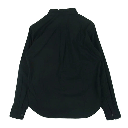BLACK COMME des GARCONS ブラックコムデギャルソン AD2017 1T-B016 ランダムステッチデザイン 長袖 シャツ ブラック系 ホワイト系 XS【中古】