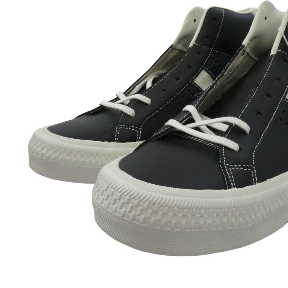 HYSTERIC GLAMOUR ヒステリックグラマー 02193QS03 CLASSIC クラシック レザー ハイカット スニーカー ブラック系【美品】【中古】