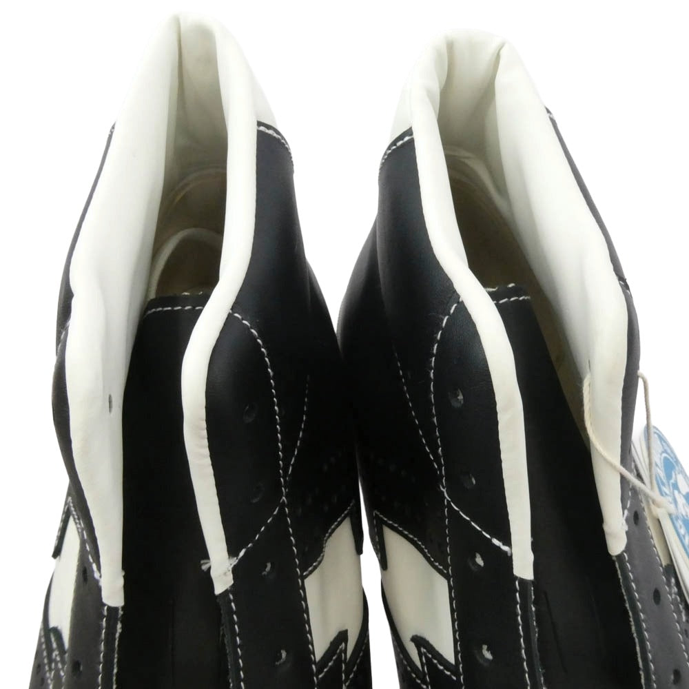 HYSTERIC GLAMOUR ヒステリックグラマー 02193QS03 CLASSIC クラシック レザー ハイカット スニーカー ブラック系【美品】【中古】