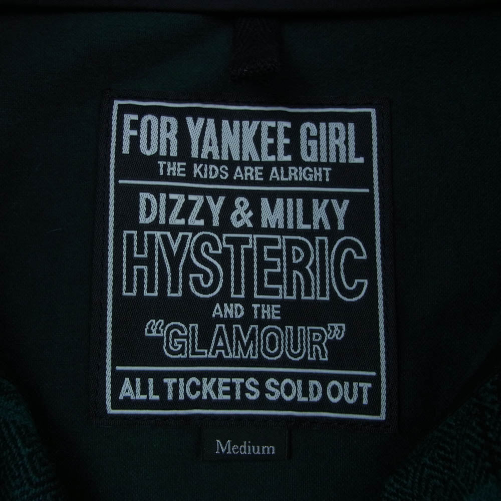 HYSTERIC GLAMOUR ヒステリックグラマー 22AW 02223AB07 オンブレーチェック クルーザージャケットマッキーノコート グリーン系 M【中古】