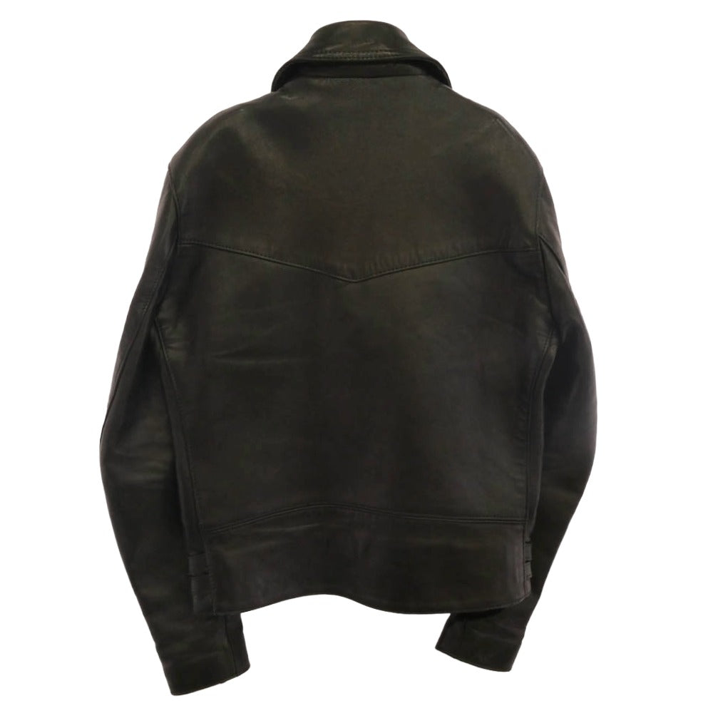 Lewis Leathers ルイスレザー 英国製 391T LIGHTNING TIGHT FIT ライトニング シープスキン ライダース ジャケット ブラック ブラック系 38【中古】