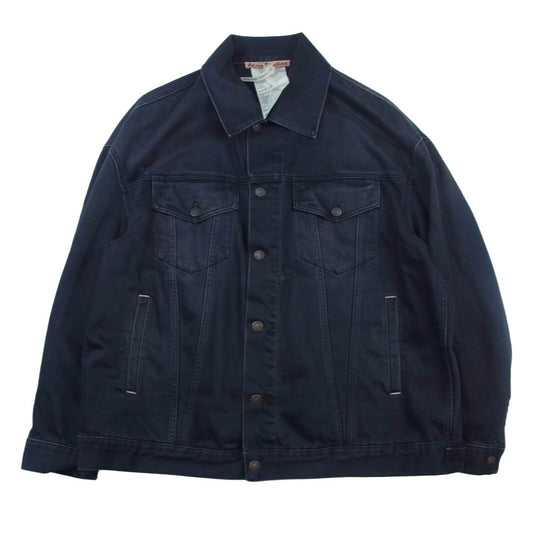 ACNE STUDIOS アクネストゥディオズ 21AW FN-UX-OUTW000014 ウォッシュド加工 デニムジャケット ブラック系 S/M【中古】