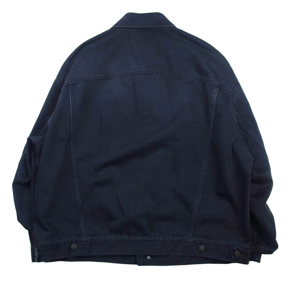 ACNE STUDIOS アクネストゥディオズ 21AW FN-UX-OUTW000014 ウォッシュド加工 デニムジャケット ブラック系 S/M【中古】