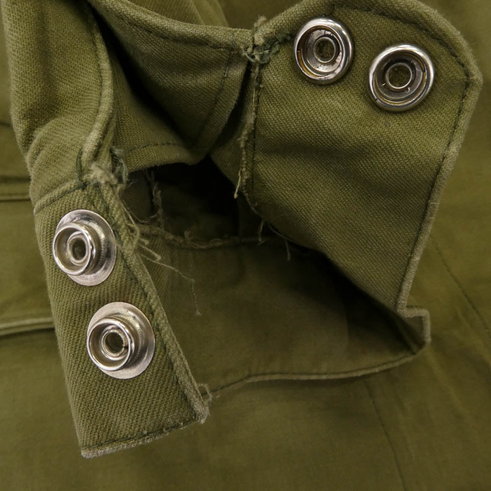 ヴィンテージ 50s BELGIUM ベルギー軍 Dispatch motorcycle coat ディスパッチ モーターサイクルコート モスグリーン系 サイズ表記なし【中古】