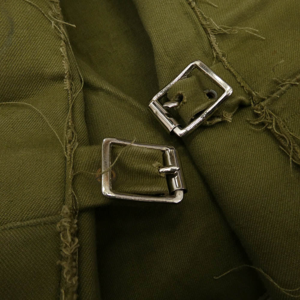 ヴィンテージ 50s BELGIUM ベルギー軍 Dispatch motorcycle coat ディスパッチ モーターサイクルコート モスグリーン系 サイズ表記なし【中古】