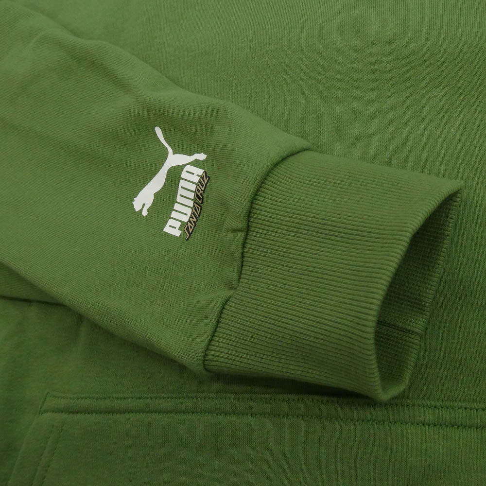 PUMA プーマ 532240 SANTA CRUZ サンタクルーズ プルオーバー パーカー フーディー グリーン系 XL【中古】