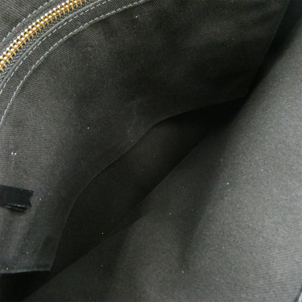 COMME des GARCONS コムデギャルソン 9001HL HUGE LOGO ヒュージロゴ レザー トートバッグ ブラック系【極上美品】【中古】