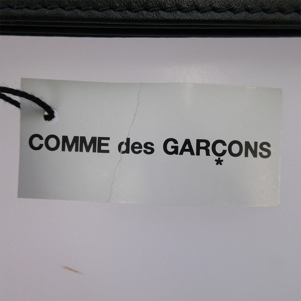 COMME des GARCONS コムデギャルソン 9001HL HUGE LOGO ヒュージロゴ レザー トートバッグ ブラック系【極上美品】【中古】