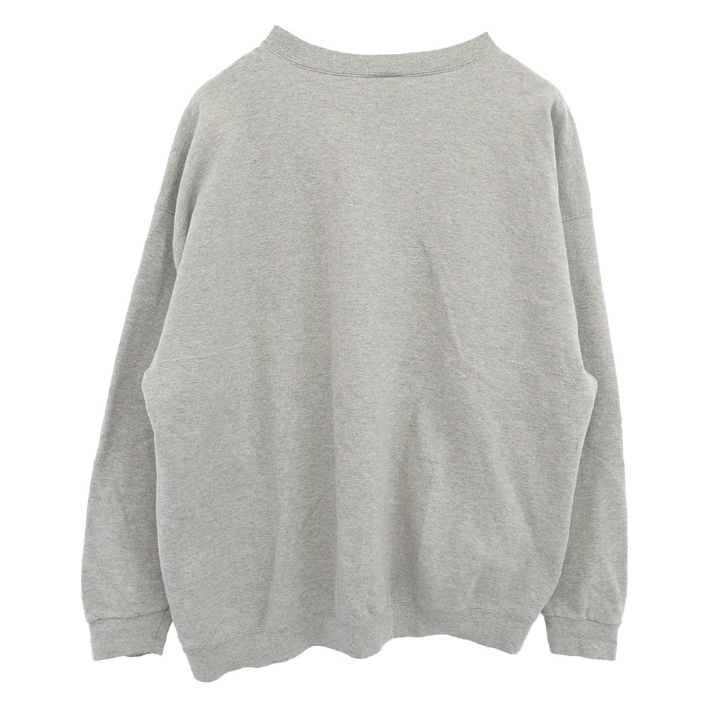 NIKE ナイキ 90s 90年代 の 渦巻 クルーネック スウェット グレー系 XXL【中古】