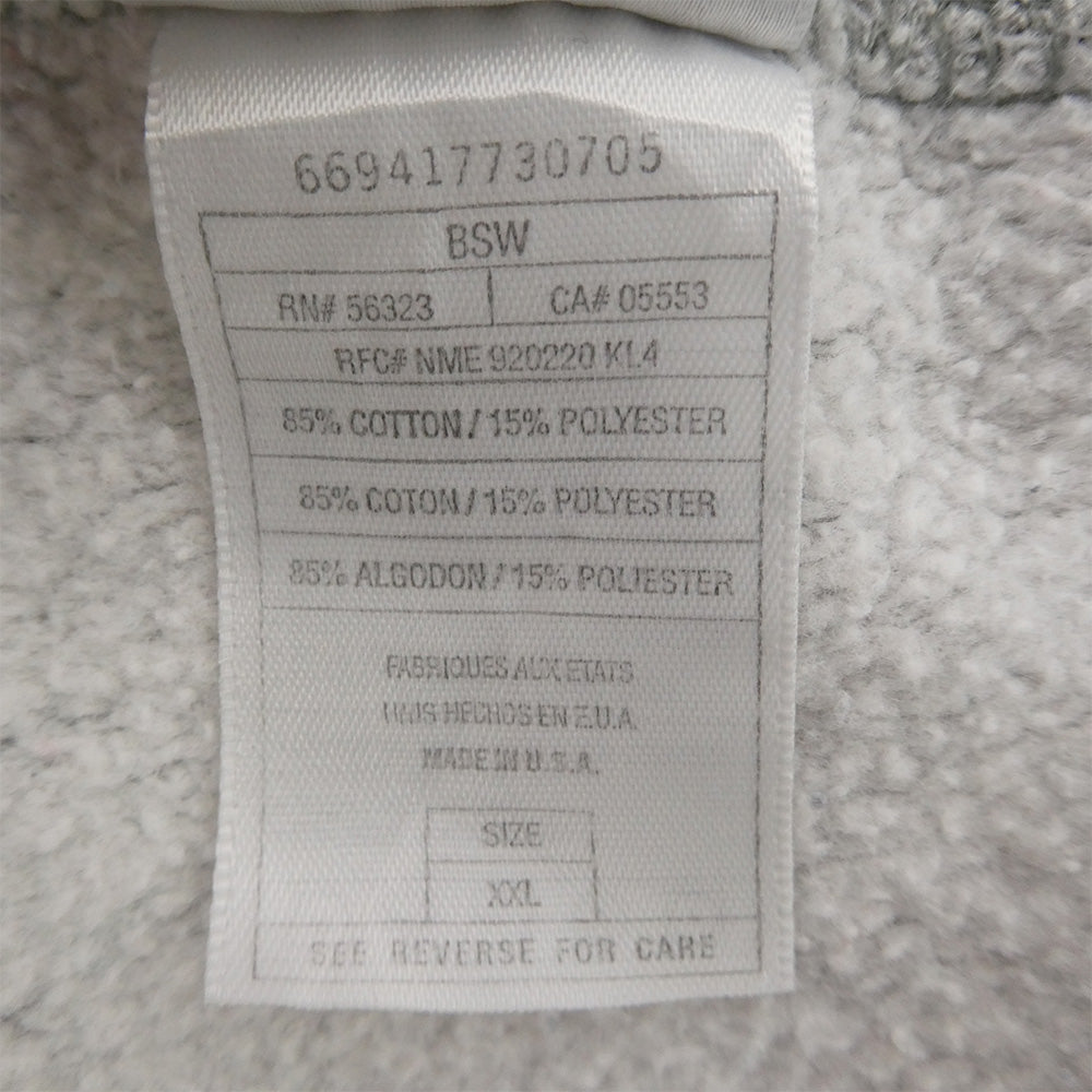 NIKE ナイキ 90s 90年代 の 渦巻 クルーネック スウェット グレー系 XXL【中古】