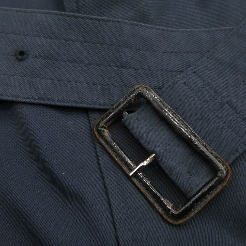 Aquascutum アクアスキュータム 英国製 イングランド製 トレンチコート ネイビー系 42REG【中古】