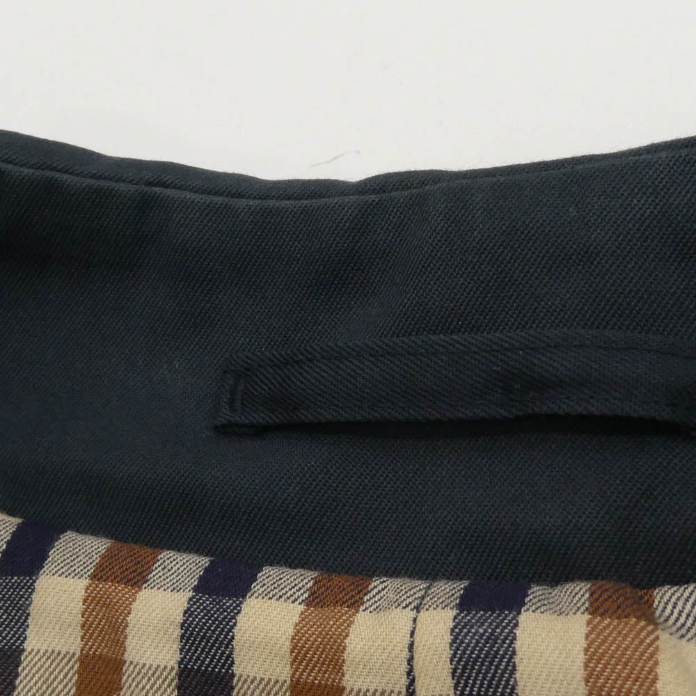 Aquascutum アクアスキュータム 英国製 イングランド製 トレンチコート ネイビー系 42REG【中古】