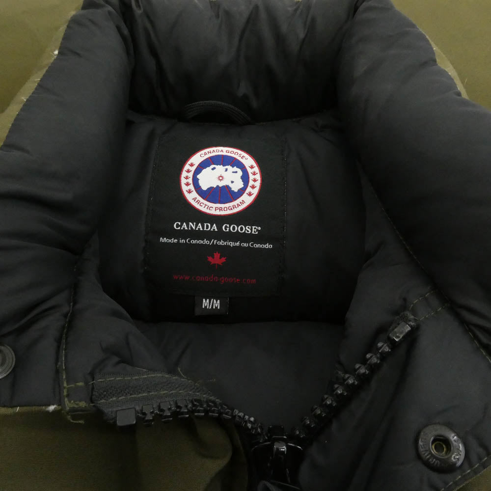 CANADA GOOSE カナダグース 4125M FREESTYLE VEST フリースタイル ベスト ダウンベスト カーキ系 M【中古】