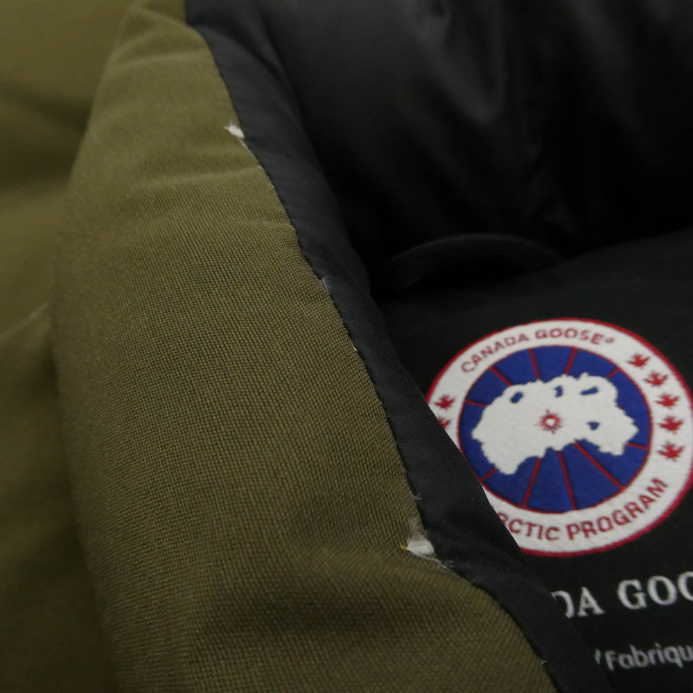 CANADA GOOSE カナダグース 4125M FREESTYLE VEST フリースタイル ベスト ダウンベスト カーキ系 M【中古】