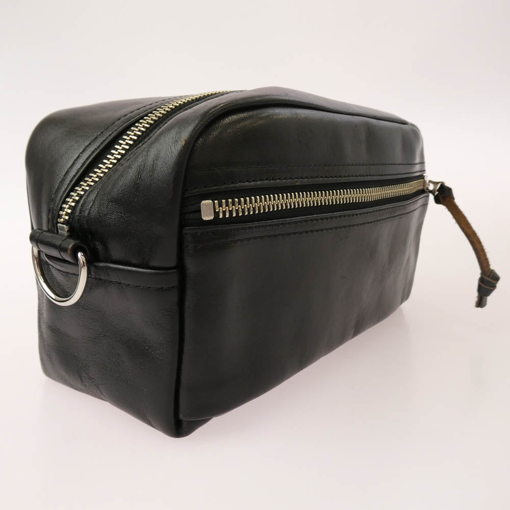 RAINBOW COUNTRY レインボーカントリー RCL-60017 Horsehide Shoulder Pouch ホースハイド ショルダー レザー ポーチ ショルダーバッグ ブラック系【中古】