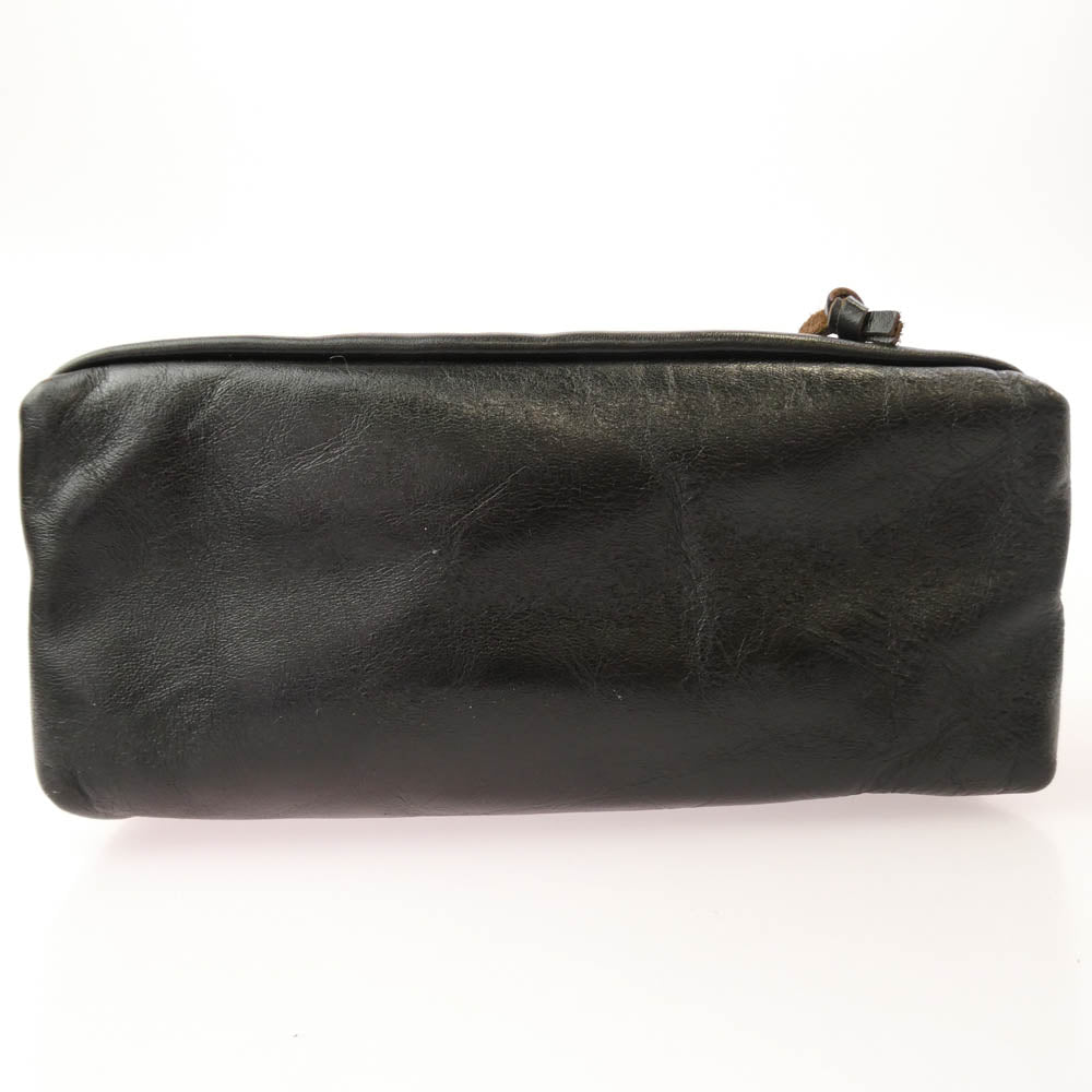 RAINBOW COUNTRY レインボーカントリー RCL-60017 Horsehide Shoulder Pouch ホースハイド ショルダー レザー ポーチ ショルダーバッグ ブラック系【中古】