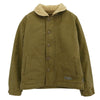 NEIGHBORHOOD ネイバーフッド 25AW 252SZNH-JKM01 N-1 DECK JACKET 襟ボア デッキジャケット ミリタリージャケット カーキ系 S【美品】【中古】