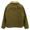 NEIGHBORHOOD ネイバーフッド 25AW 252SZNH-JKM01 N-1 DECK JACKET 襟ボア デッキジャケット ミリタリージャケット カーキ系 S【美品】【中古】