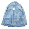 ANCELLM アンセルム 24AW ANC-SH42-A AGING DENIM SHIRT JACKET エイジング デニム シャツ ジャケット インディゴブルー系 1【中古】